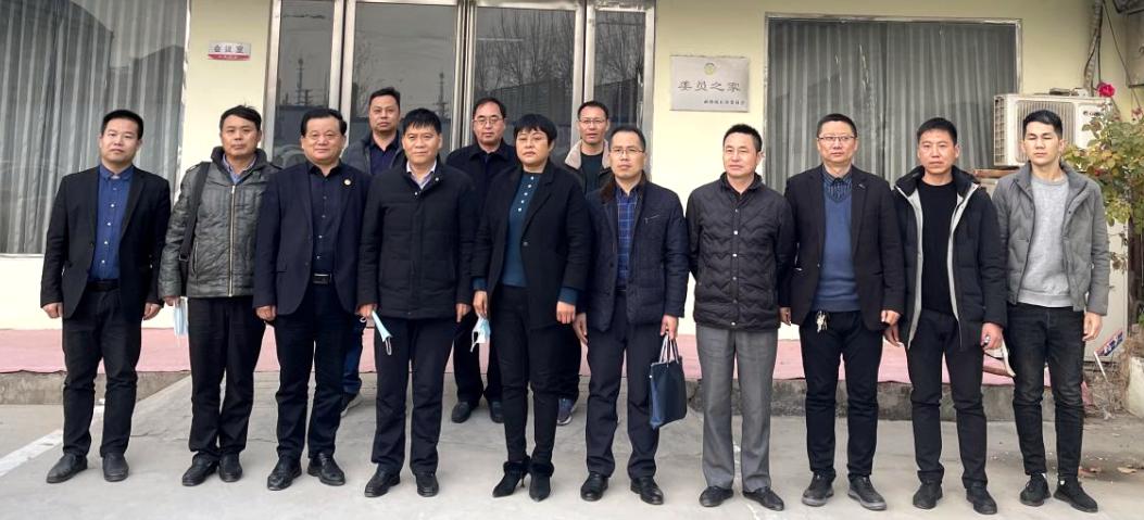 商丘市师范学院党委副书记吴金山一行莅临商丘市久超粮油机械有限公司调研座谈